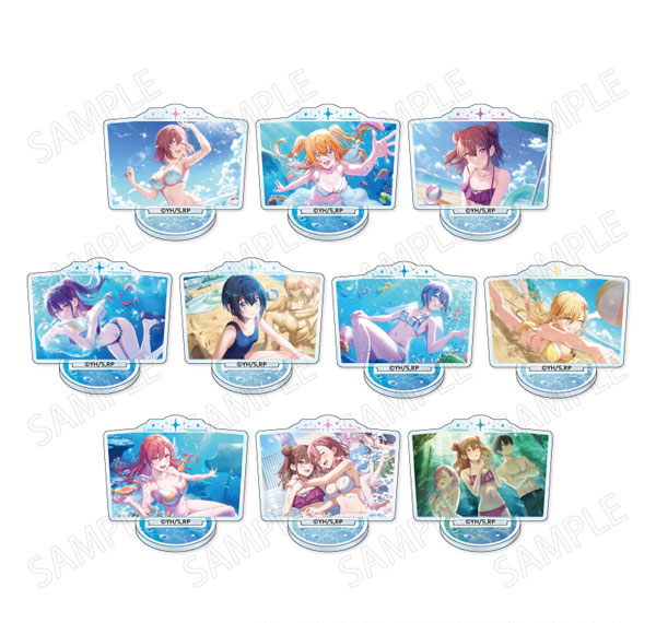 XEBEC TV Anime "2.5 Dimensional Seduction" Mini Acrylic Stand V0l.1 10Pack BOX รูปภาพ 1