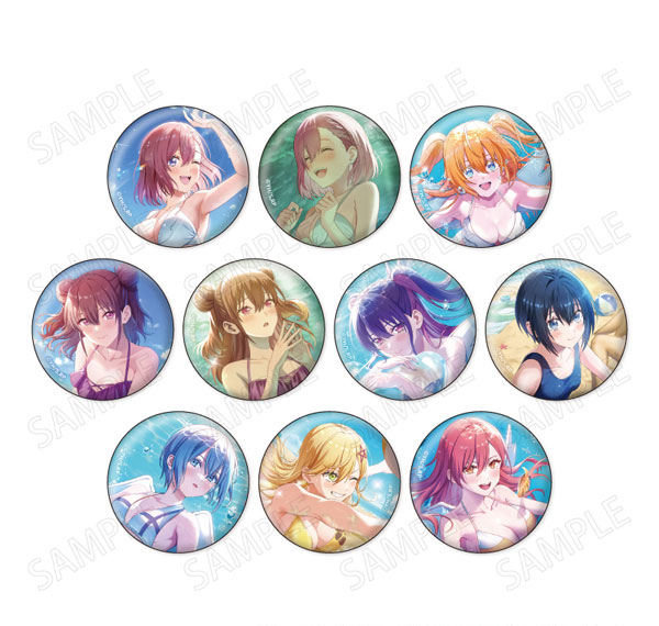 XEBEC TV Anime "2.5 Dimensional Seduction" Tin Badge Collection Vol.1 10Pack BOX รูปภาพ 1
