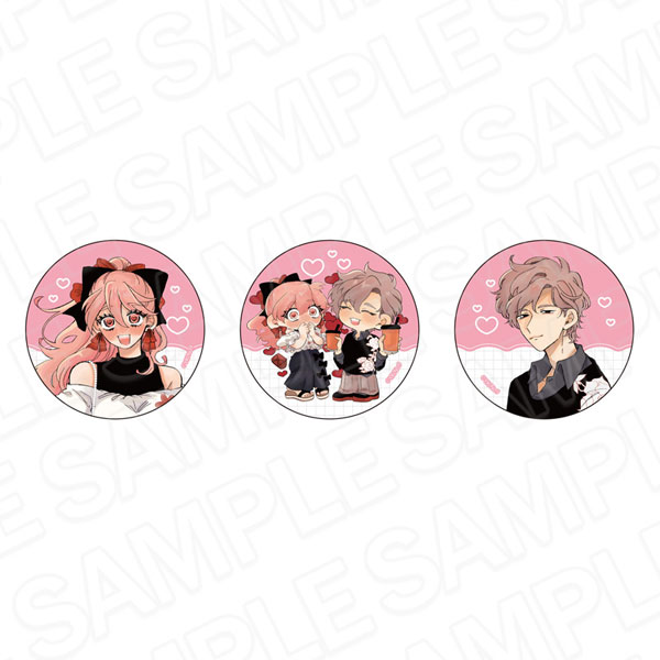 Contents Seed Haruno-san no koto nante Zenzen Suki Tin Badge Set