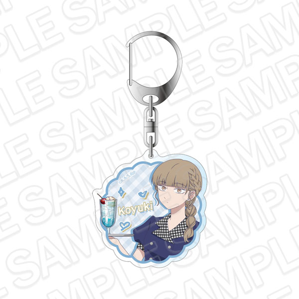 Contents Seed TV Anime "The Ramparts of Ice" Acrylic Keychain Koyuki Hikawa cafe ver.
