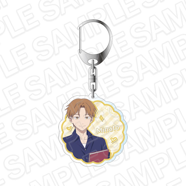 Contents Seed TV Anime "The Ramparts of Ice" Acrylic Keychain Minato Amamiya cafe ver. Bild 1