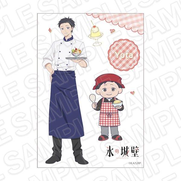 Contents Seed TV Anime "The Ramparts of Ice" Sticker Sheet Yota Hino cafe ver. รูปภาพ 1