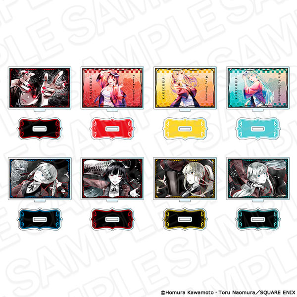 Contents Seed Kakegurui Acrylic Stand (Random) PALE TONE series vol.4 8 Item Set