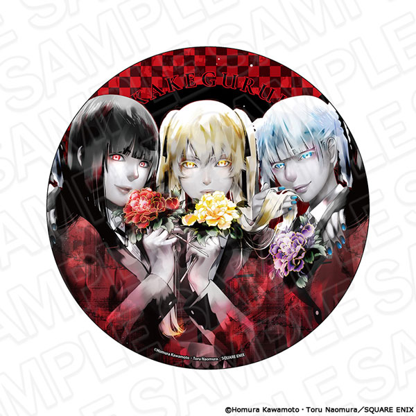 Contents Seed Kakegurui De-Can Badge PALE TONE series Jabami & Saotome & Momobami vol.4