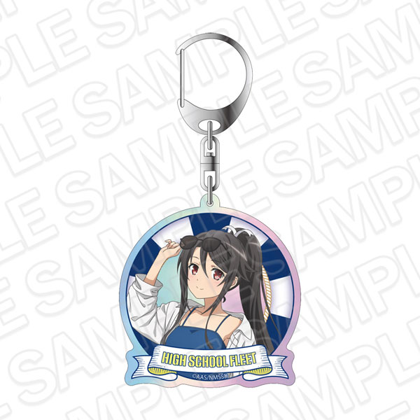 Contents Seed Movie High School Fleet Aurora Keychain Mashiro Munetani 10th Anniversary ver. 圖片 1