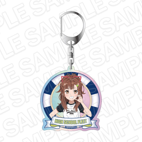 Contents Seed Movie High School Fleet Aurora Keychain Mei Irizaki 10th Anniversary ver.