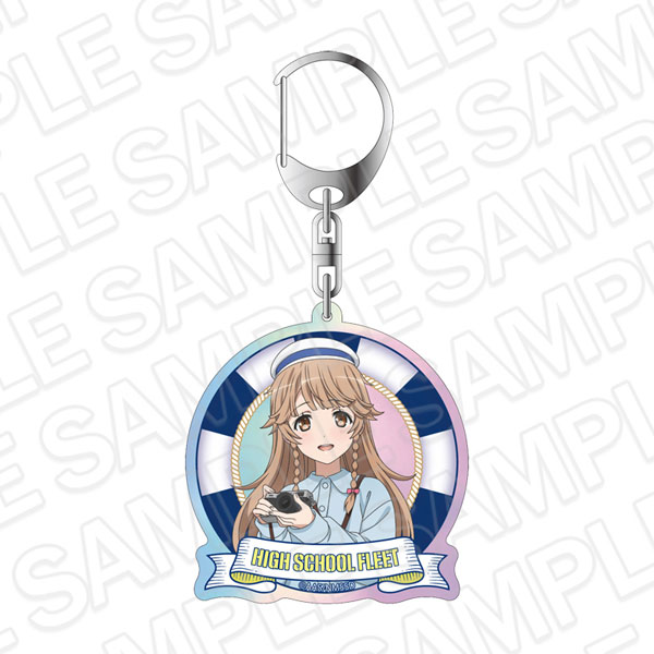 Contents Seed Movie High School Fleet Aurora Keychain Kouko Nosa 10th Anniversary ver.