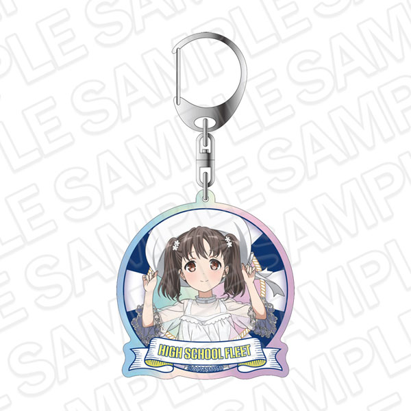 Contents Seed Movie High School Fleet Aurora Keychain Rin Shiretoko 10th Anniversary ver.
