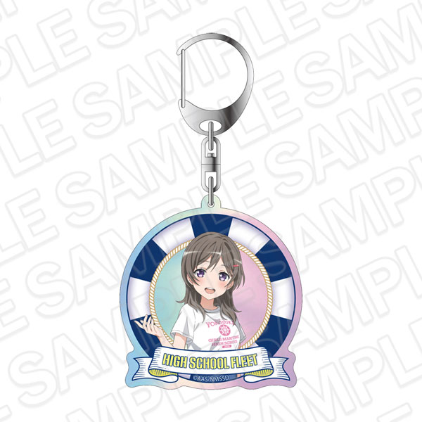 Contents Seed Movie High School Fleet Aurora Keychain Moeka China 10th Anniversary ver.