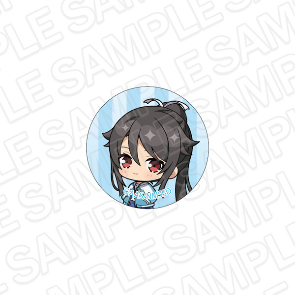 Contents Seed Movie High School Fleet Glass Pin Mashiro Munetani 10th Anniversary Mini Chara ver.