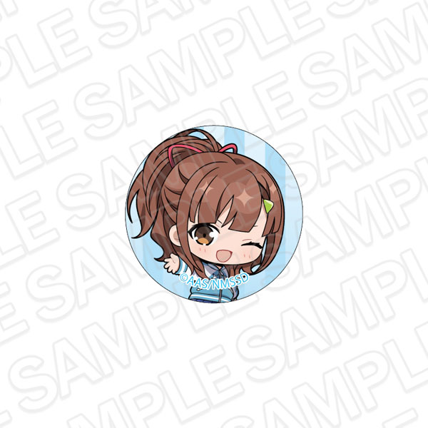 Contents Seed Movie High School Fleet Glass Pin Mei Irizaki 10th Anniversary Mini Chara ver. รูปภาพ 1