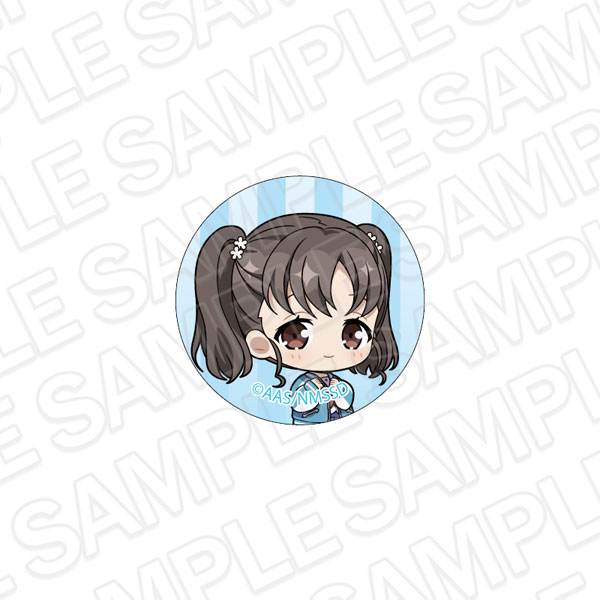 Contents Seed Movie High School Fleet Glass Pin Rin Shiretoko 10th Anniversary Mini Chara ver. 圖片 1
