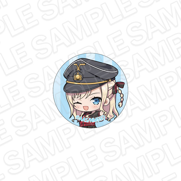 Contents Seed Movie High School Fleet Glass Pin Wilhelmina 10th Anniversary Mini Chara ver.