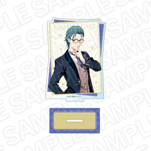 Contents Seed Yumeiro Cast Card-Shaped Glitter Acrylic Stand Takuma Haiba 10th Anniversary ver.