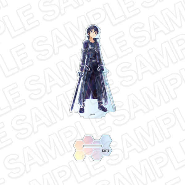Contents Seed Sword Art Online Deka Acrylic Stand Kirito crayon painting ver.