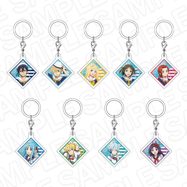 Contents Seed Sword Art Online Acrylic Charm (Random) Sailor ver. 9Item Set