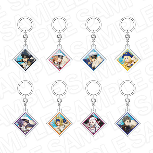 Contents Seed Sword Art Online Acrylic Charm (Random) Pirate / Navy ver. 8Item Set