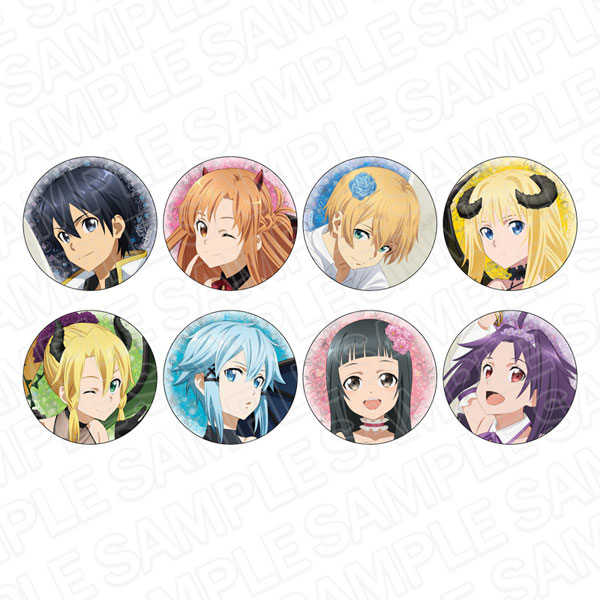 Contents Seed Sword Art Online Tin Badge (Random) Angel / Devil ver. 8Item Set image 1