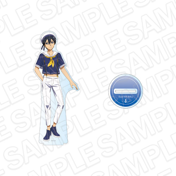 Contents Seed Sword Art Online Deka Acrylic Stand Kirito Sailor ver. image 1