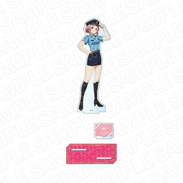 Contents Seed Sword Art Online Deka Acrylic Stand Lisbeth Phantom Thief / Police ver. gambar 1