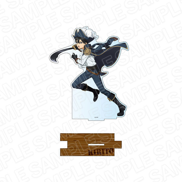 Contents Seed Sword Art Online Deka Acrylic Stand Kirito Pirate / Navy ver. gambar 1