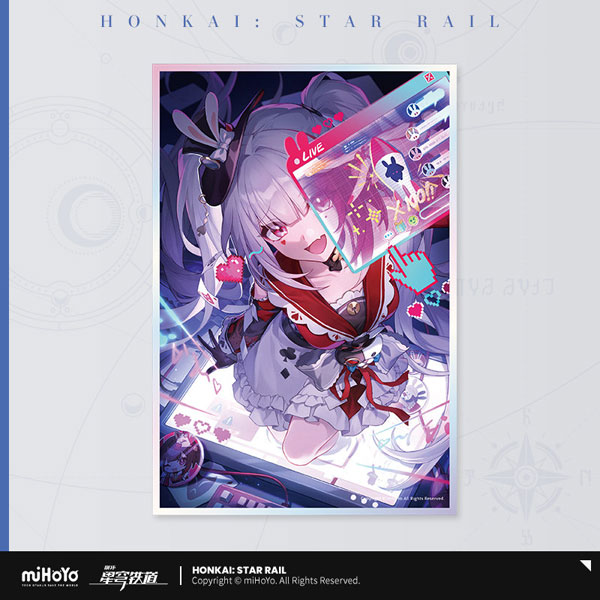 miHoYo Honkai: Star Rail Light Cone Series Acrylic Shikishi Dazzled by a Flowery World