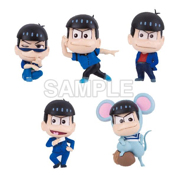 Bushiroad Creative Osomatsu-san Karamatsu ga Ippai Collection Figure All 5Type Set