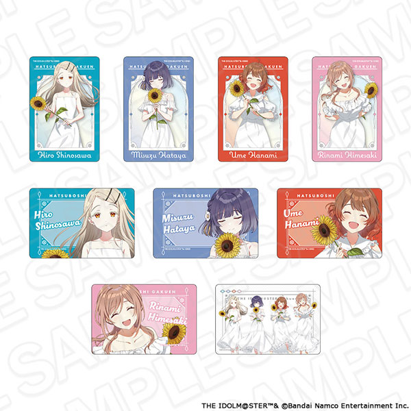 Contents Seed Gakuen iDOLM@STER Aurora Clear Card (Random) B sunflower ver. 9Item Set