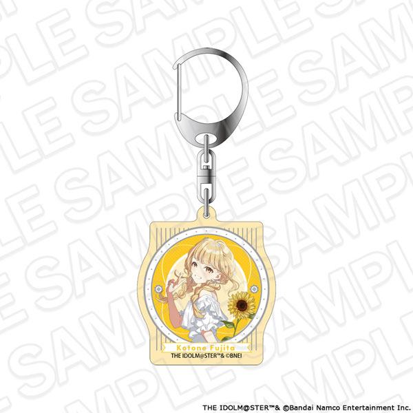 Contents Seed Gakuen iDOLM@STER Aurora Acrylic Keychain Kotone Fujita sunflower ver.