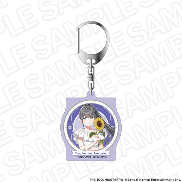 Contents Seed Gakuen iDOLM@STER Aurora Acrylic Keychain Tsubame Amaya sunflower ver.