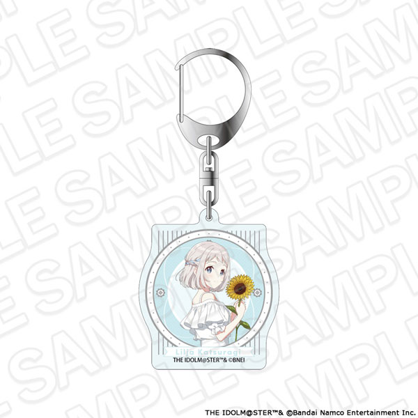 Contents Seed Gakuen iDOLM@STER Aurora Acrylic Keychain Lilja Katsuragi sunflower ver. image 1