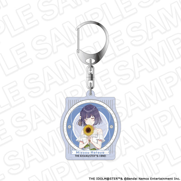 Contents Seed Gakuen iDOLM@STER Aurora Acrylic Keychain Misuzu Hataya sunflower ver.