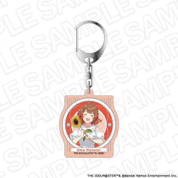 Contents Seed Gakuen iDOLM@STER Aurora Acrylic Keychain Ume Hanami sunflower ver.