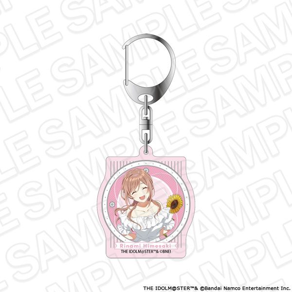 Contents Seed Gakuen iDOLM@STER Aurora Acrylic Keychain Rinami Himesaki sunflower ver. รูปภาพ 1