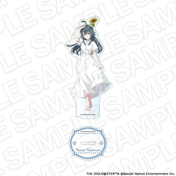 Contents Seed Gakuen iDOLM@STER Acrylic Figure Temari Tsukimura sunflower ver. image 1