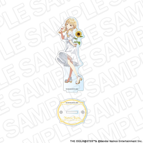 Contents Seed Gakuen iDOLM@STER Acrylic Figure Kotone Fujita sunflower ver. hình ảnh 1