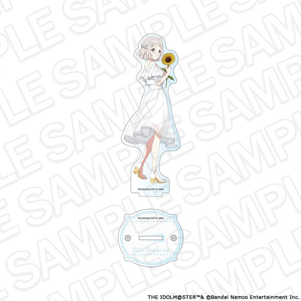 Contents Seed Gakuen iDOLM@STER Acrylic Figure Lilja Katsuragi sunflower ver. gambar 1