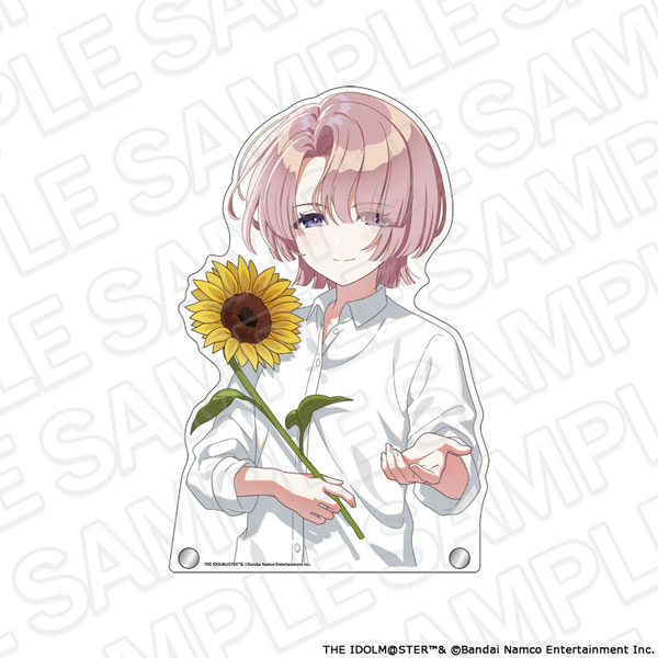 Contents Seed Gakuen iDOLM@STER Jumbo Diecut Acrylic Board Mao Arimura sunflower ver.