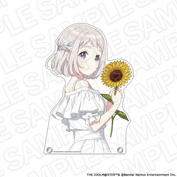 Contents Seed Gakuen iDOLM@STER Jumbo Diecut Acrylic Board Lilja Katsuragi sunflower ver.