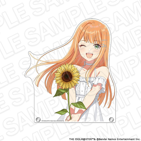 Contents Seed Gakuen iDOLM@STER Jumbo Diecut Acrylic Board Sumika Shiun sunflower ver.