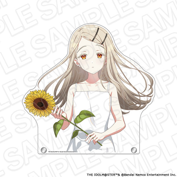 Contents Seed Gakuen iDOLM@STER Jumbo Diecut Acrylic Board Hiro Shinosawa sunflower ver. gambar 1