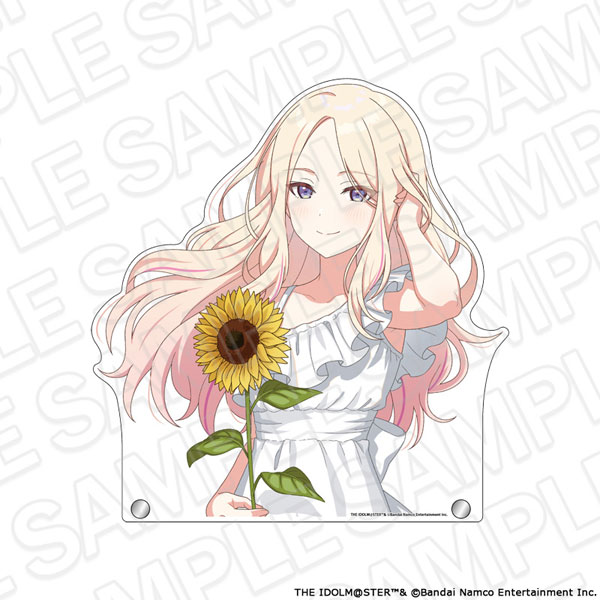 Contents Seed Gakuen iDOLM@STER Jumbo Diecut Acrylic Board Sena Juo sunflower ver.