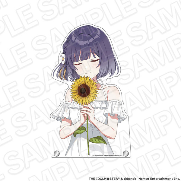 Contents Seed Gakuen iDOLM@STER Jumbo Diecut Acrylic Board Misuzu Hataya sunflower ver.