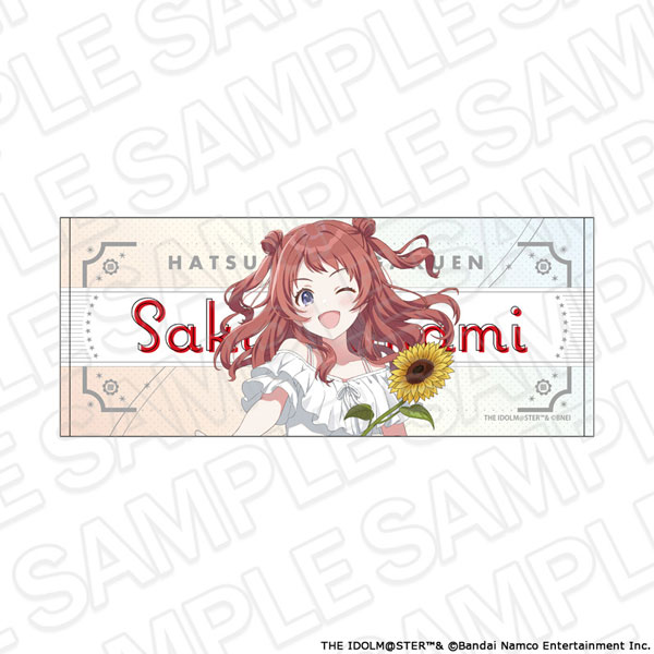 Contents Seed Gakuen iDOLM@STER Face Towel Saki Hanami sunflower ver.