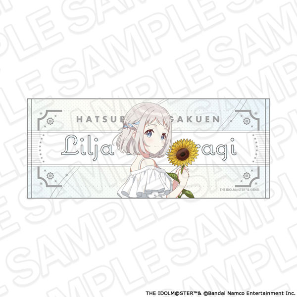 Contents Seed Gakuen iDOLM@STER Face Towel Lilja Katsuragi sunflower ver.