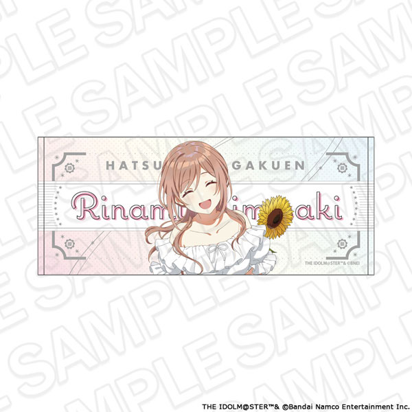 Contents Seed Gakuen iDOLM@STER Face Towel Rinami Himesaki sunflower ver.