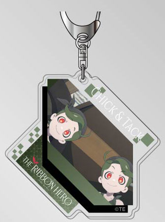 Bandai Acrylic Keychain "THE RIBBON HERO" 08 Chick & Tack 圖片 1