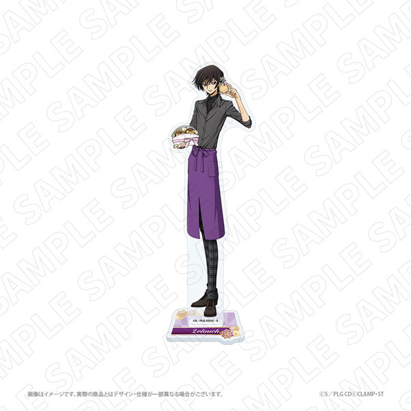 TOKYOGETS 3 o'clock Code Geass: Lelouch of the Rebellion New Illustration Recycled Acrylic Stand (Lelouch)