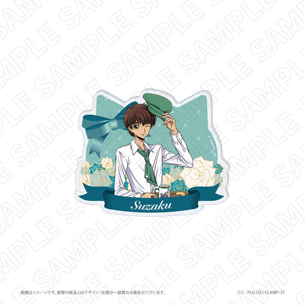 TOKYOGETS 3 o'clock Code Geass: Lelouch of the Rebellion New Illustration Acrylic Card B (Suzaku)