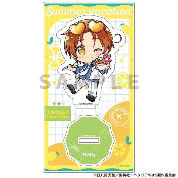 Parflette [Hetalia World Stars] Acrylic Stand (Italy / Summer Vacation)